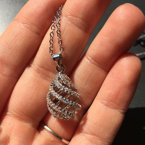Diamond Spiral Pendant